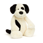 JellyCat Jellycat Bashful Rufferty Black Cream Puppy Really Big