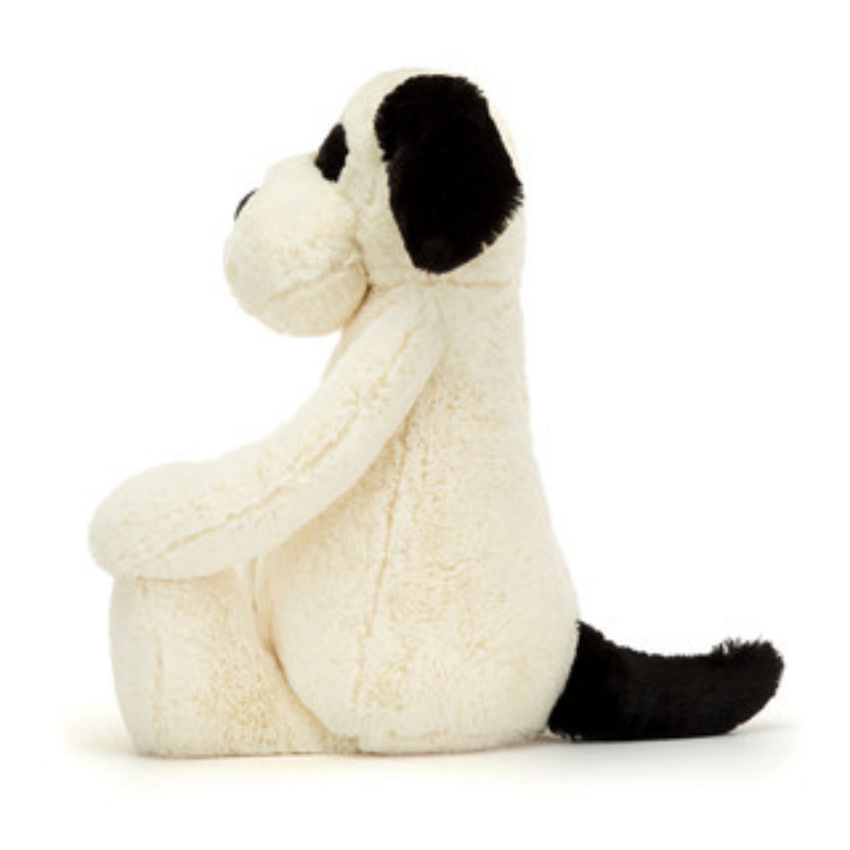 JellyCat Jellycat Bashful Rufferty Black Cream Puppy Really Big
