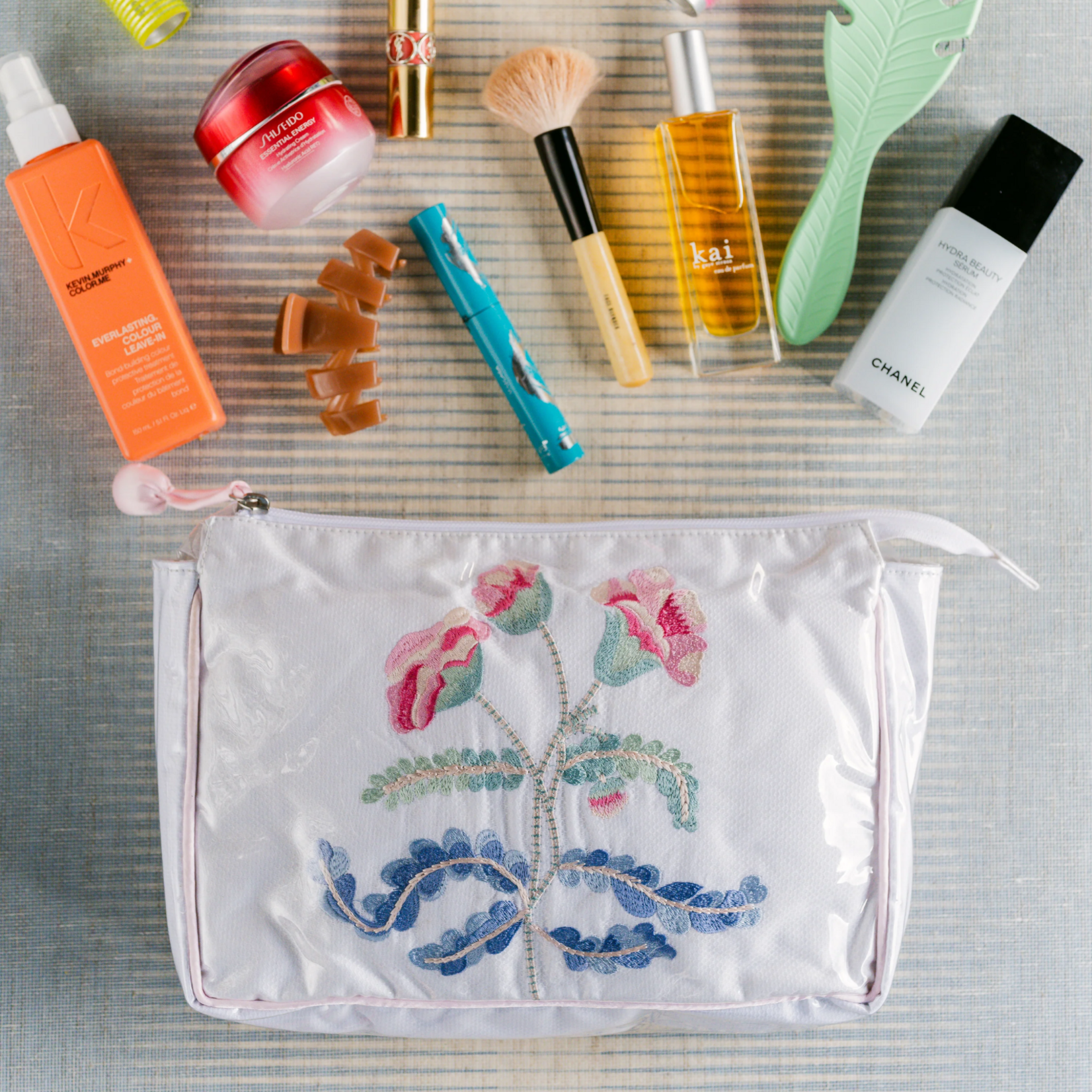 Carnation Large Makeup Bag - Pink