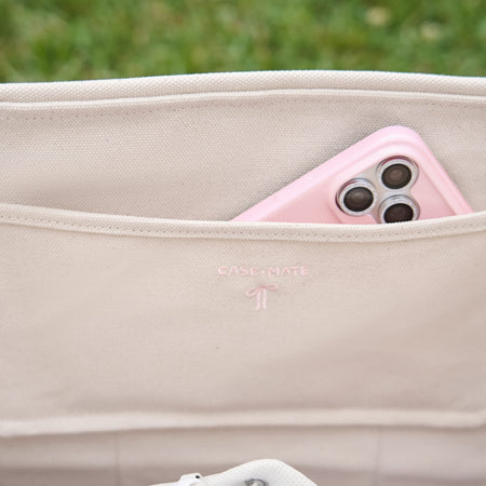 Case Mate Canvas Tote Ballet Pink
