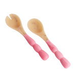 Beatriz Ball Resin Sorbet Salad Servers - Raspberry