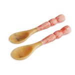 Beatriz Ball Resin Amelia Salad Servers - Peach