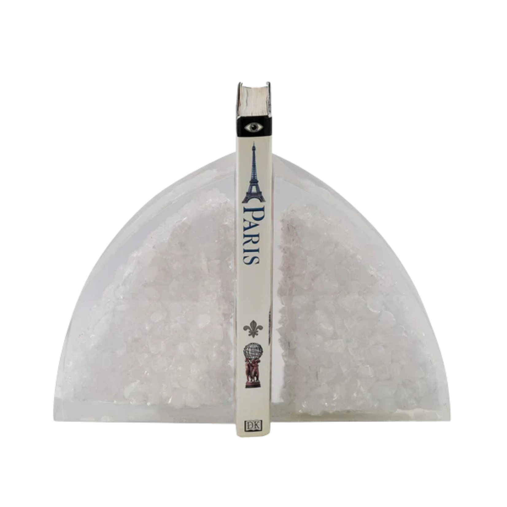 Port 68 Stoneridge White Moon Bookends Pair