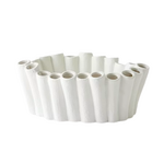Global Views Stix Bowl Matte White