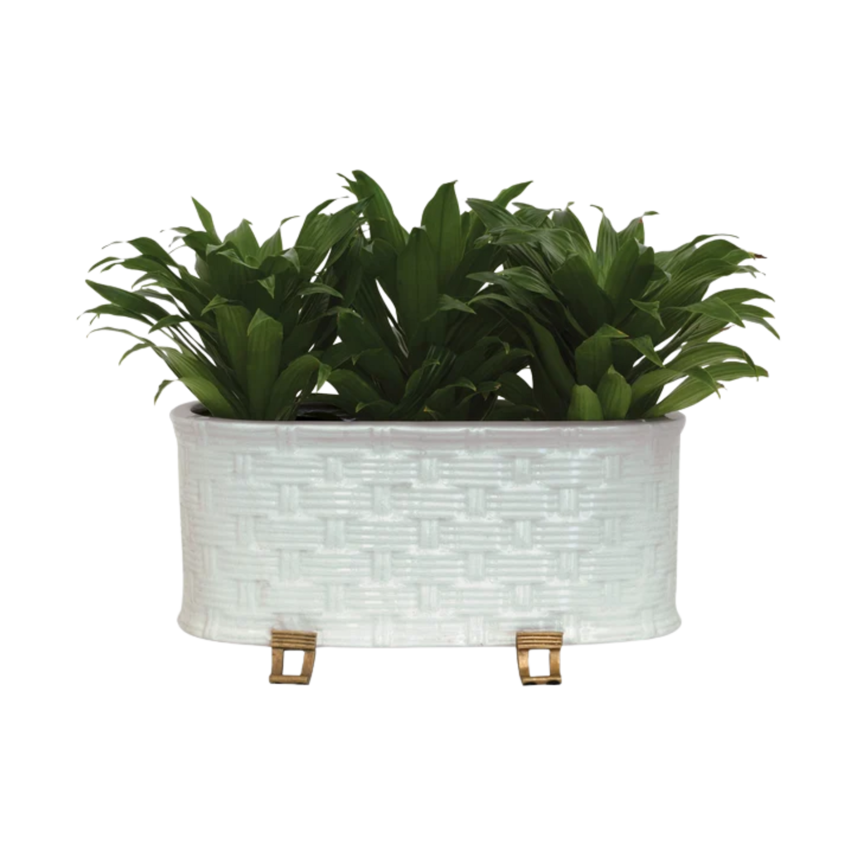 Port 68 Sanibel Cream Oval Planter