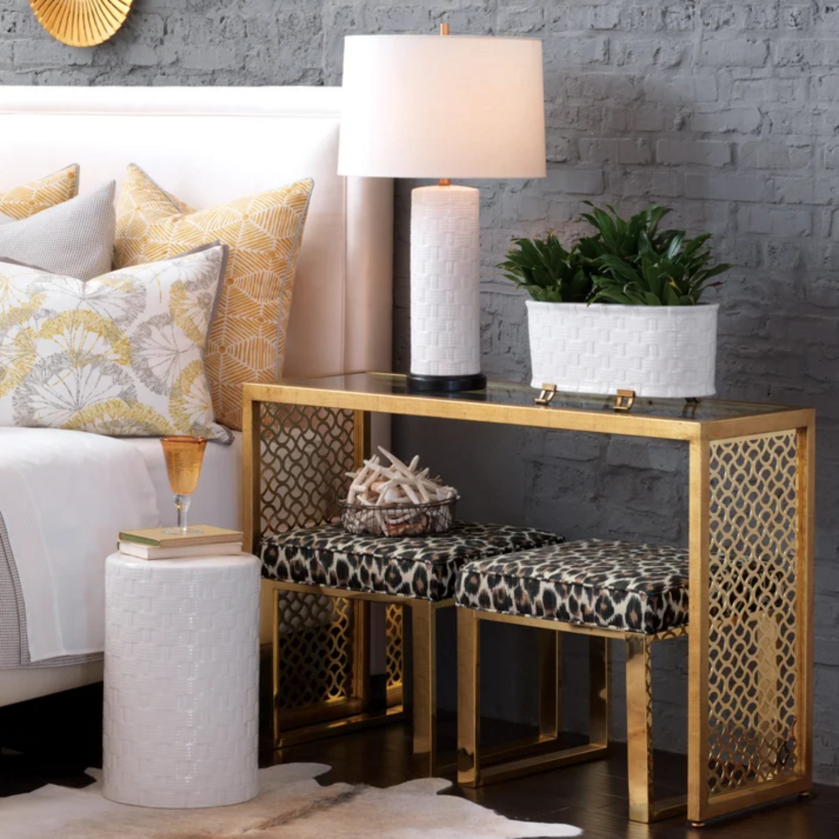 Port 68 Sanibel Cream Oval Planter