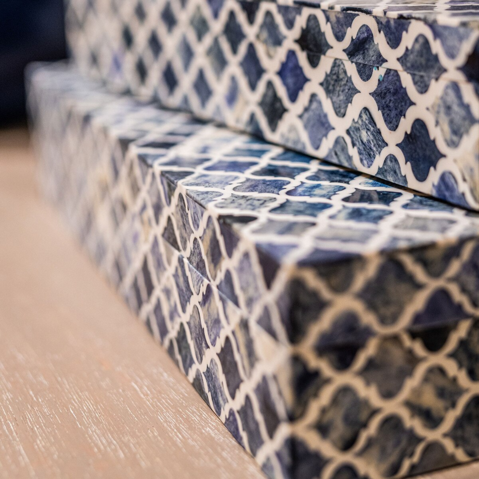 Rhea Decorative Box Blue