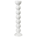 Addison Ross Extra Tall White Bobbin Candlestick