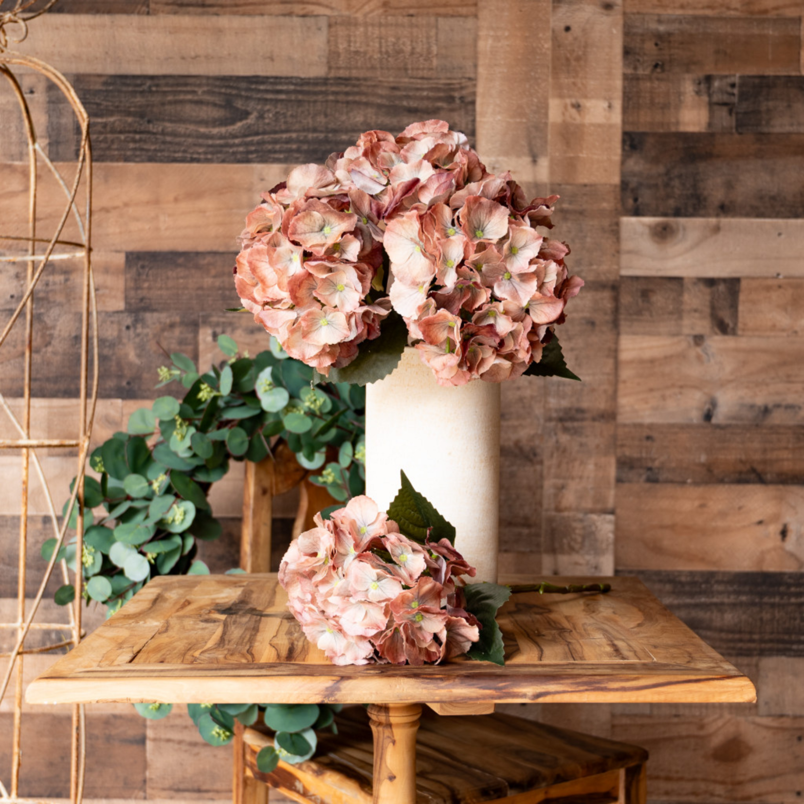 Real Touch Hydrangea - Gold Honey