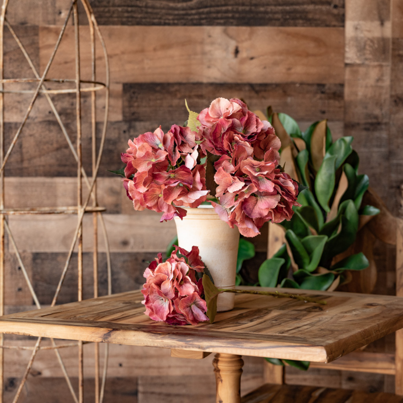 Real Touch Hydrangea - Terra Cotta