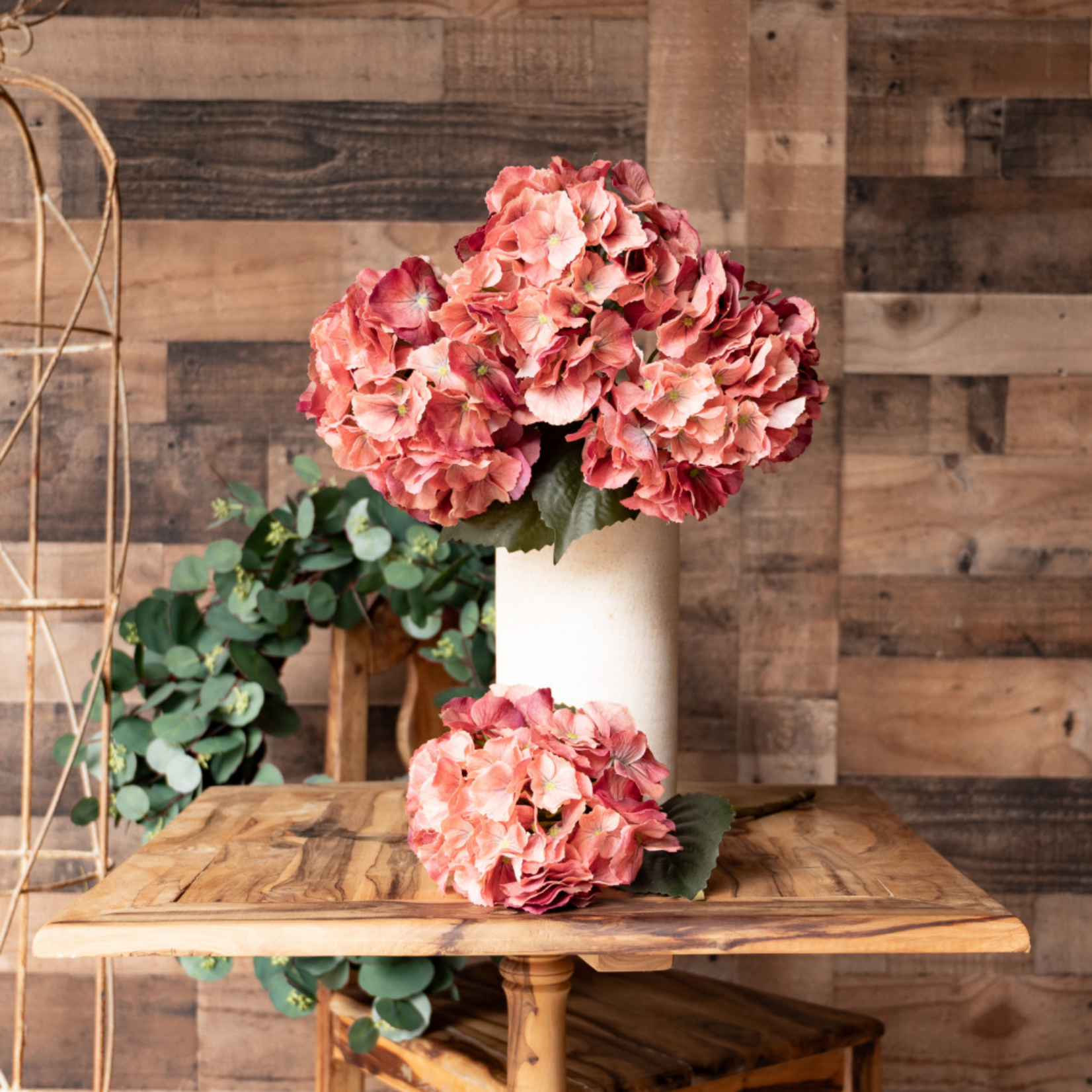 Real Touch Hydrangea - Terra Cotta