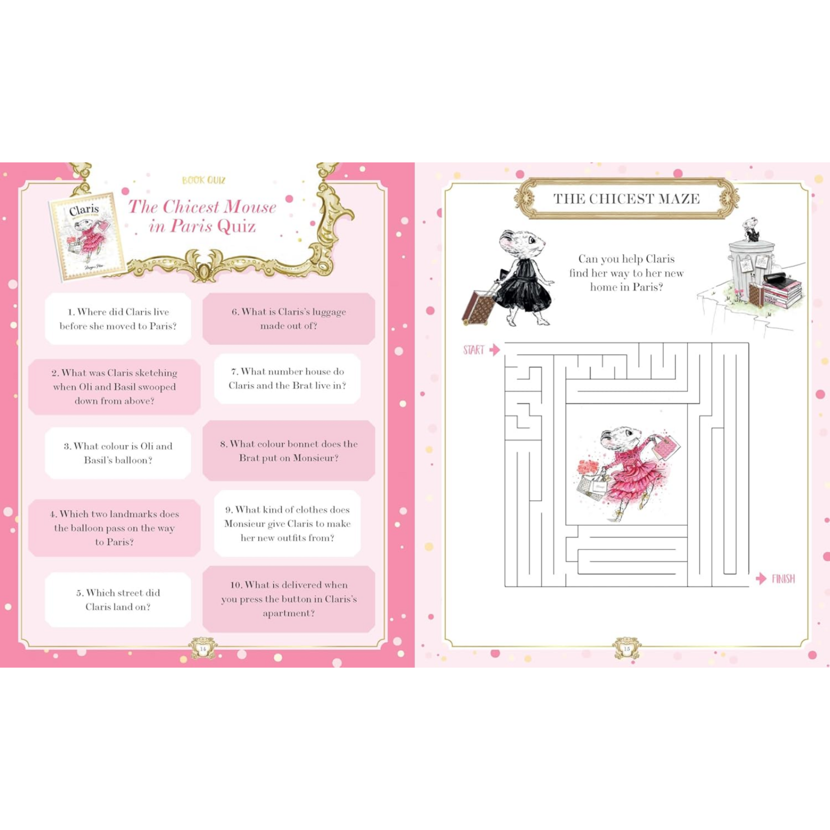 Claris A Tres Chic Activity Book