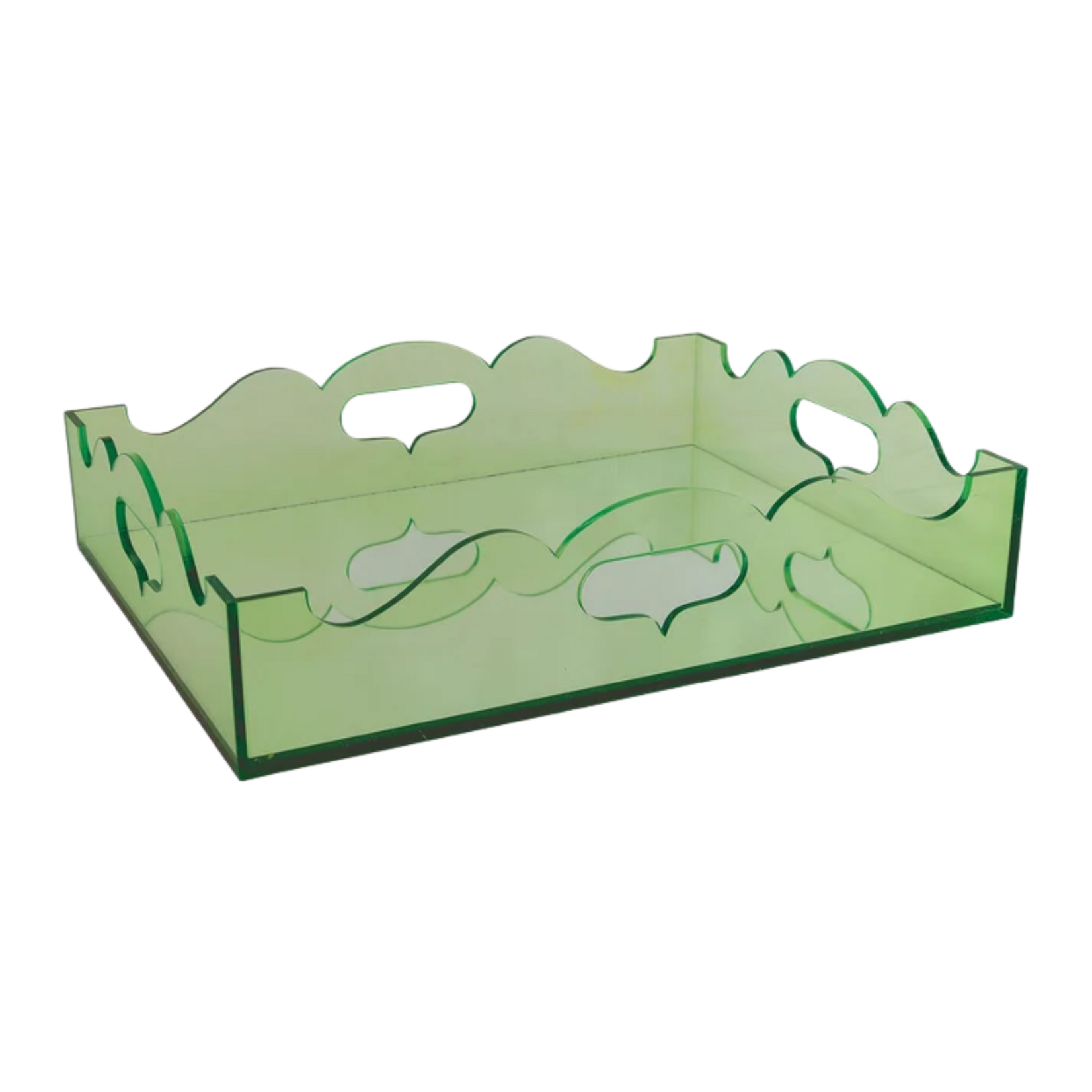 Port 68 Queen Anne Tray Green