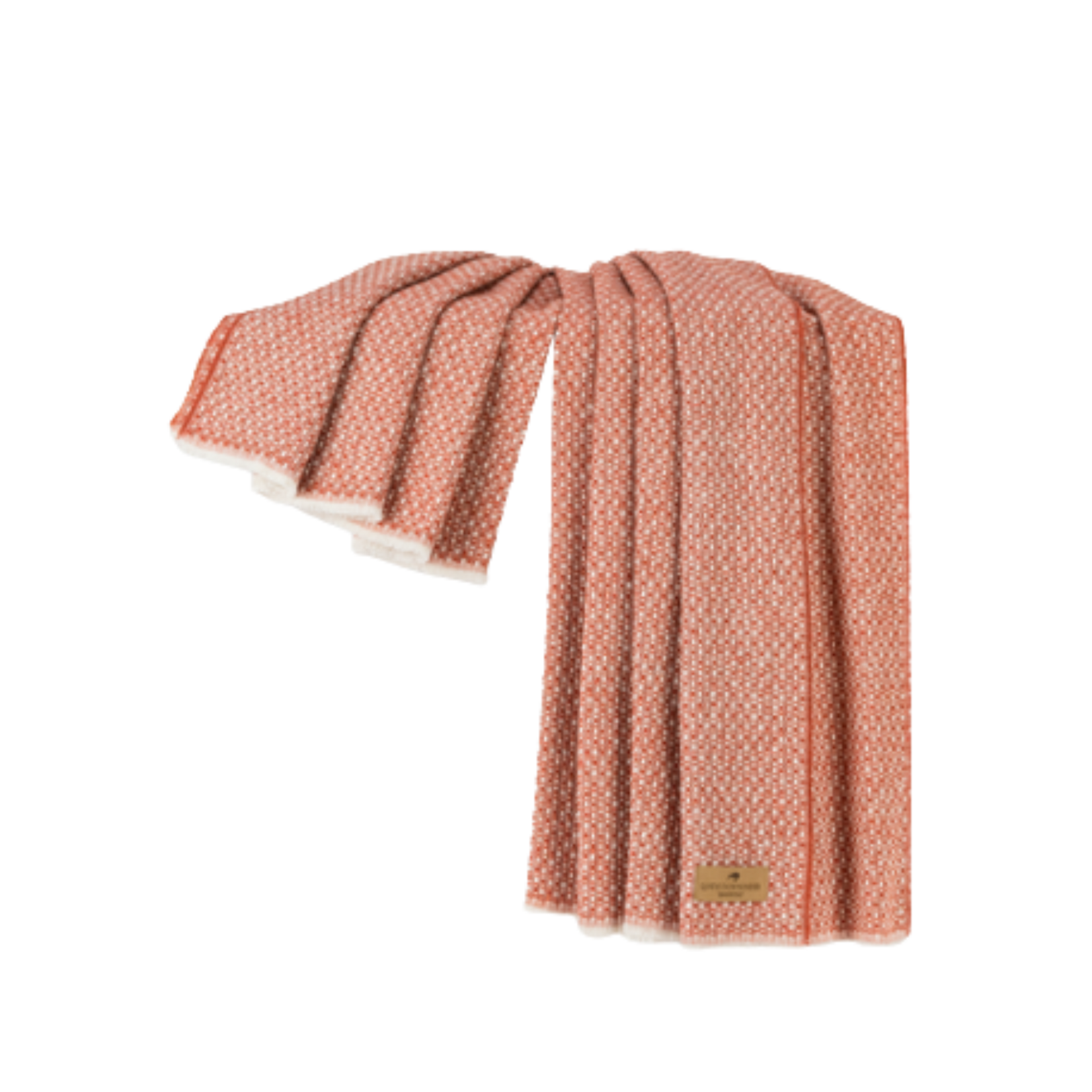 Spicy Orange Hudson Valley Throw
