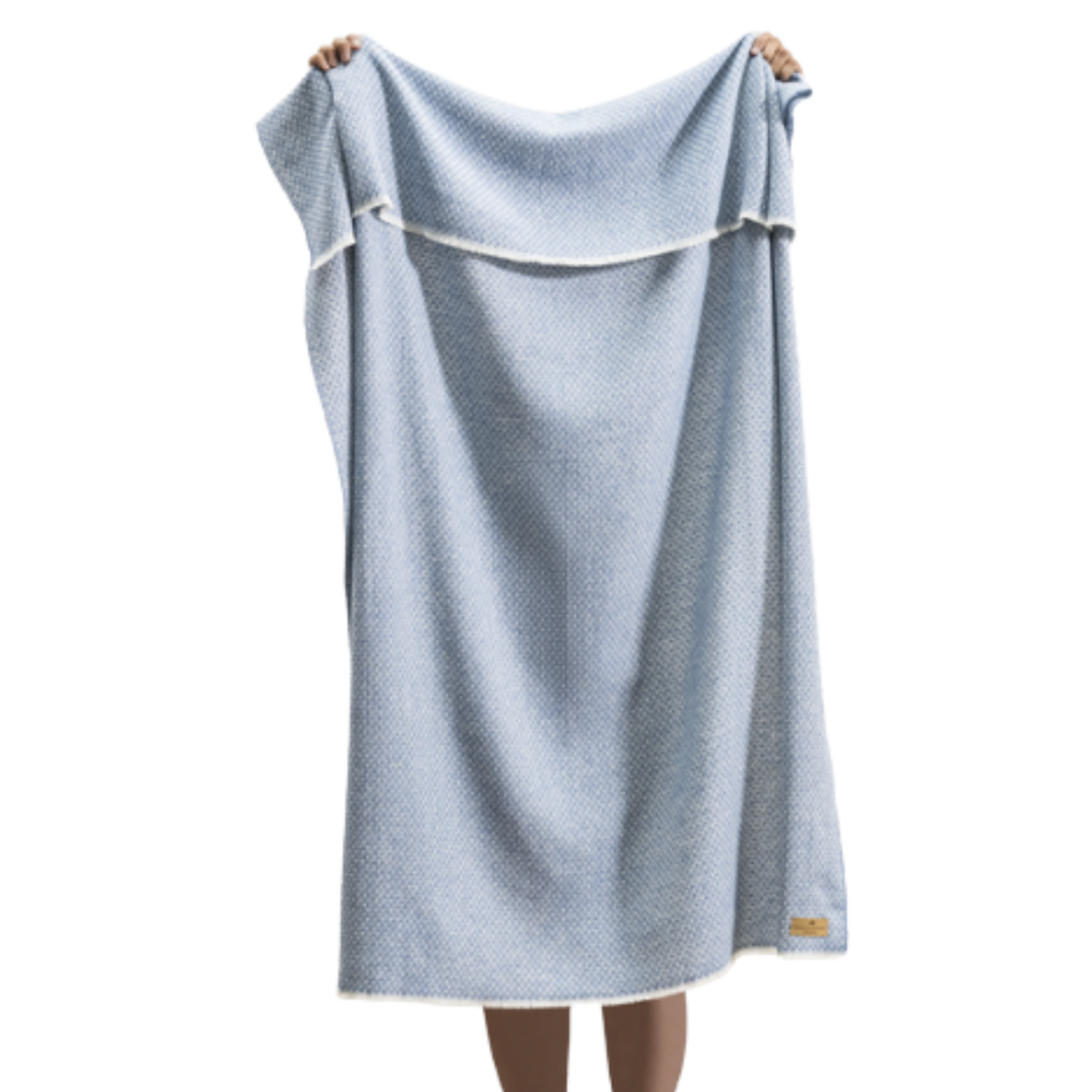 Crytal Blue Hudson Valley Throw