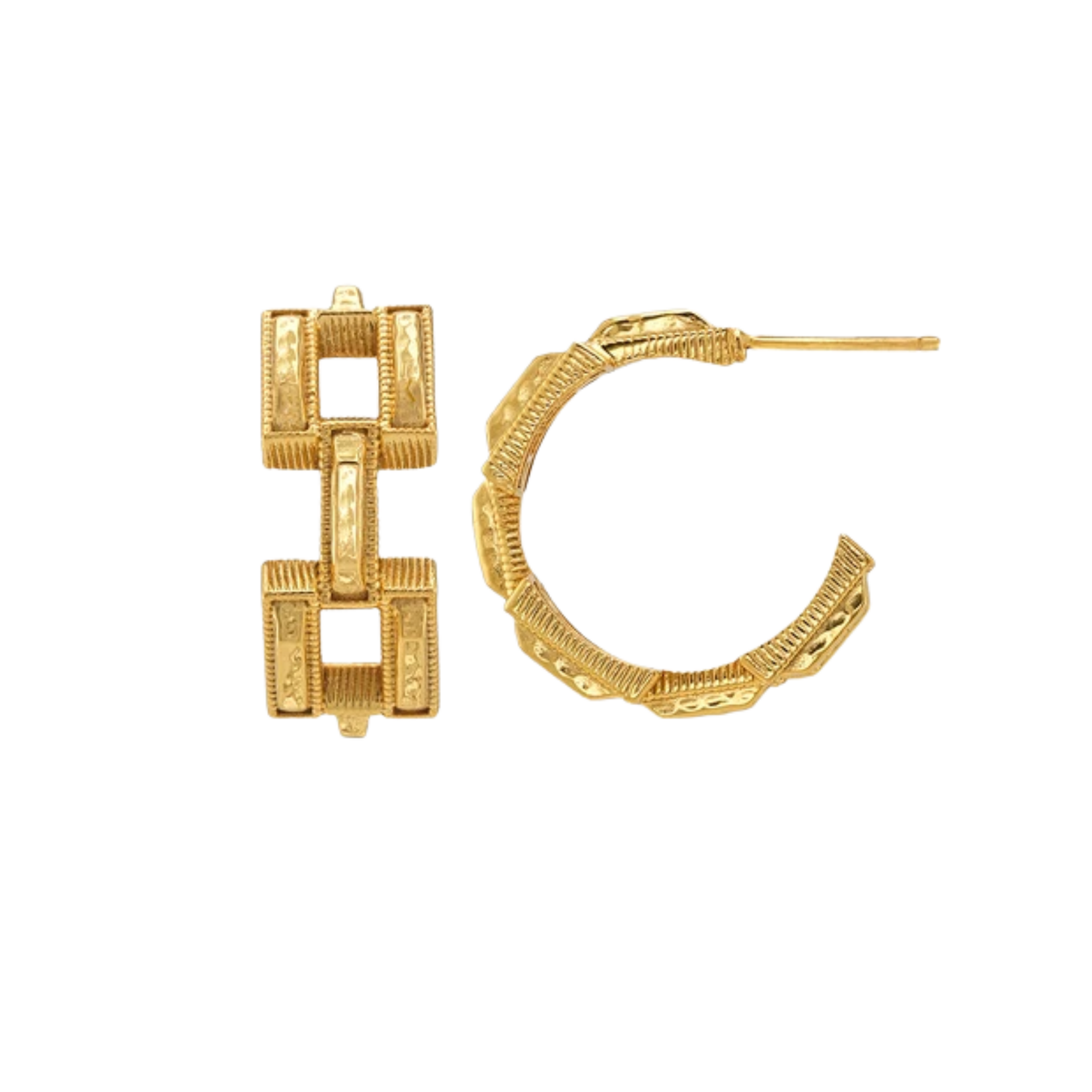 Juliska Capucine de Wulf Pathway Hoop Earring Gold