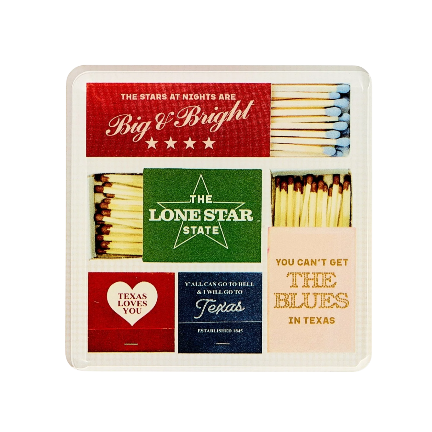 Tart by Taylor Matchbook Coasters Set of 4