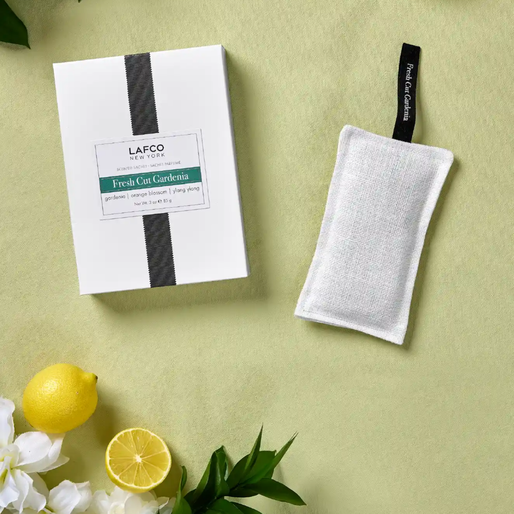 Lafco Lafco Scented Linen Sachet Fresh Cut Gardenia