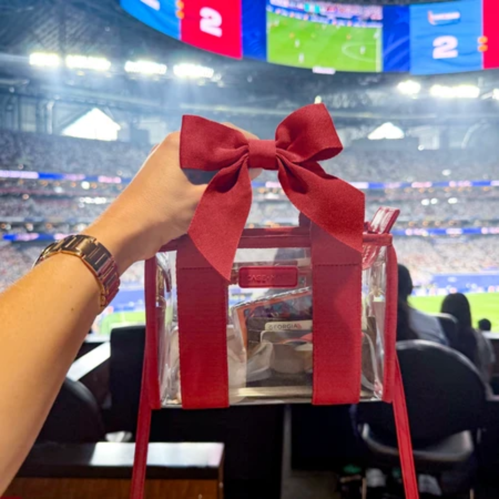 Case Mate Jelly Stadium Bag - Varsity Red Bow