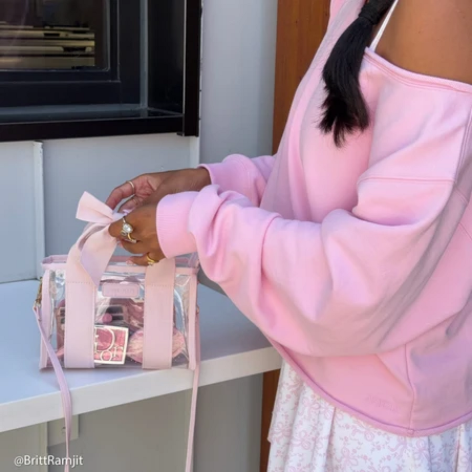 Case Mate Jelly Stadium Bag - Ballet Pink Bow