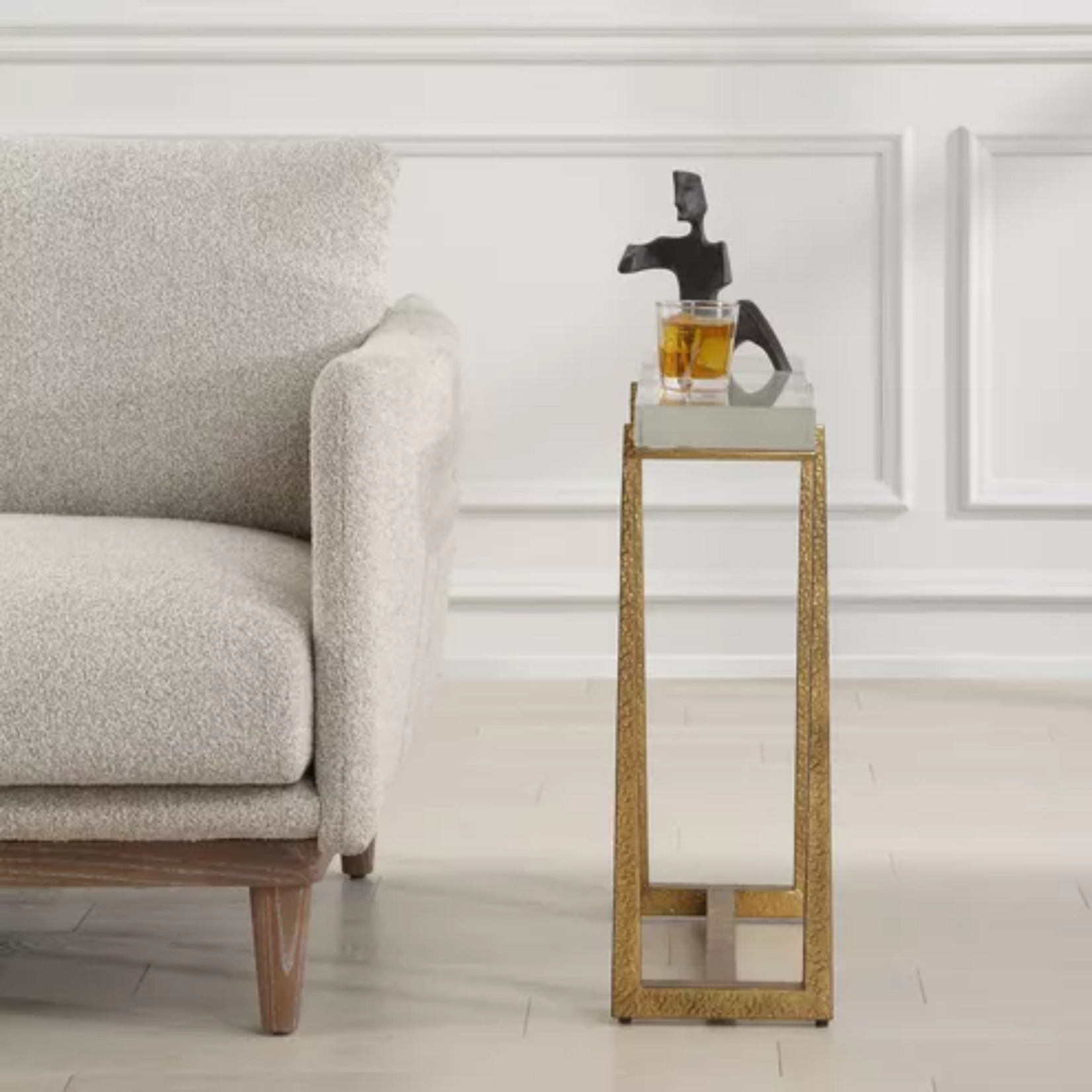 Uttermost Midas Accent Table Gold