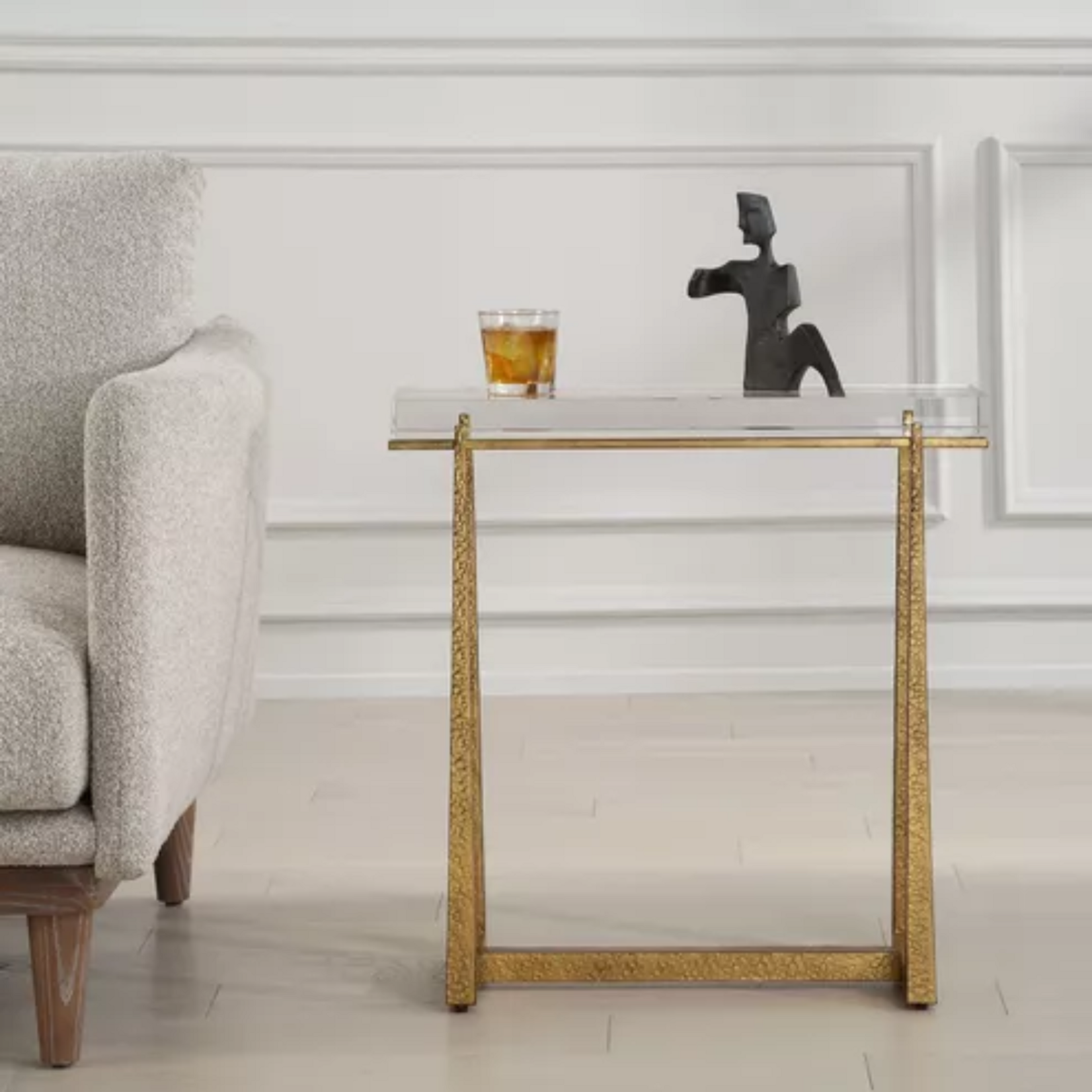 Uttermost Midas Accent Table Gold
