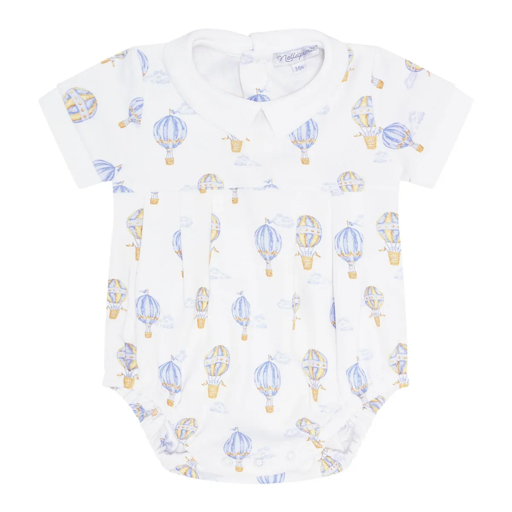 Blue Balloons Print Bubble