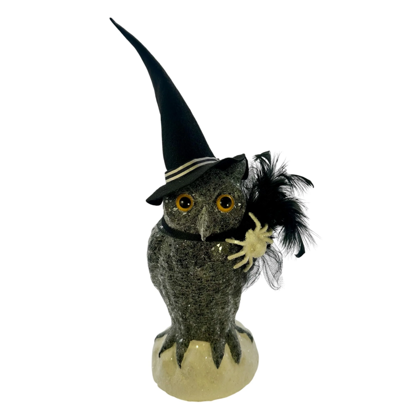 Adele Owl Black Cream Spider