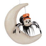 Bethany Lowe Designs Hanging Around Spider on Moon