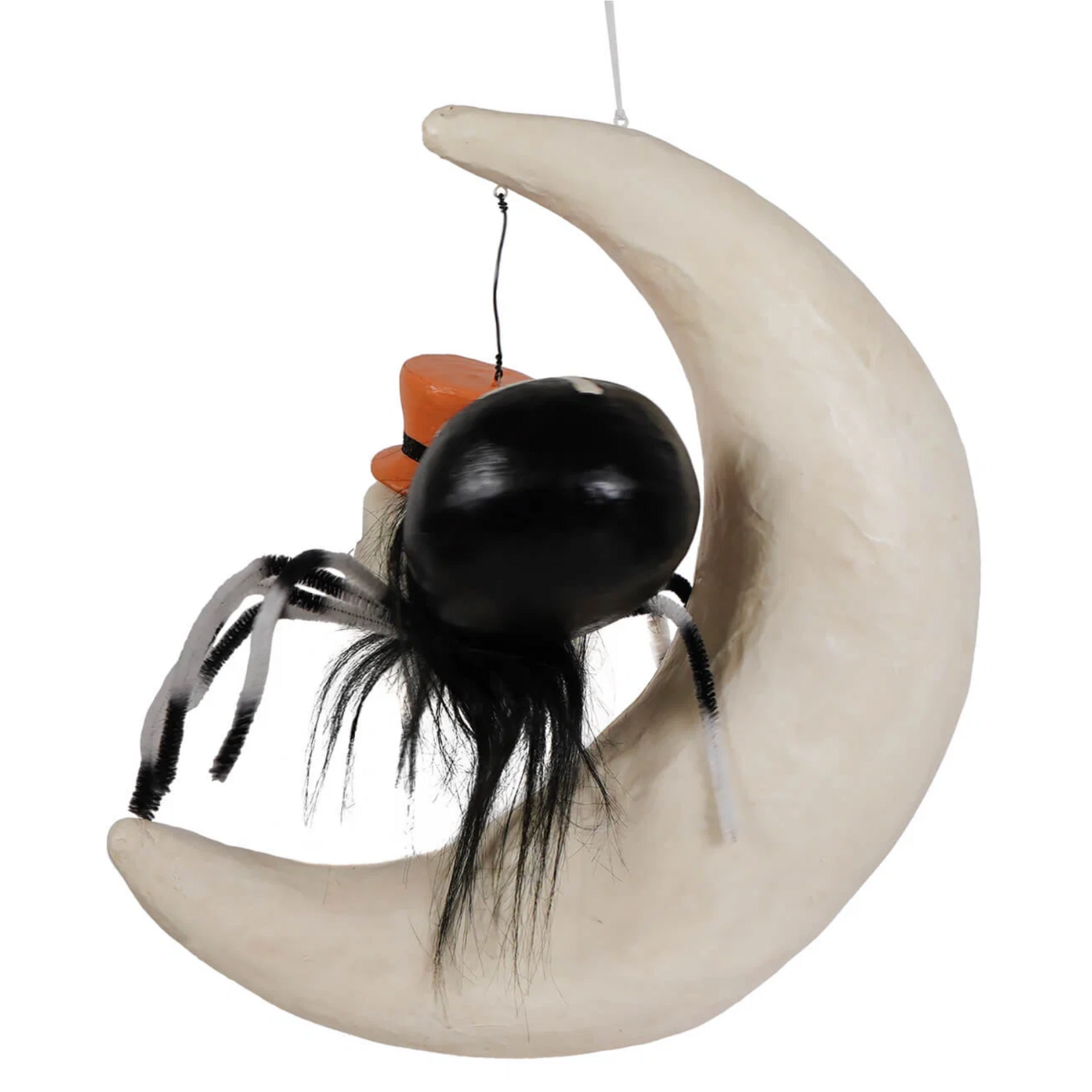 Bethany Lowe Designs Hanging Around Spider on Moon