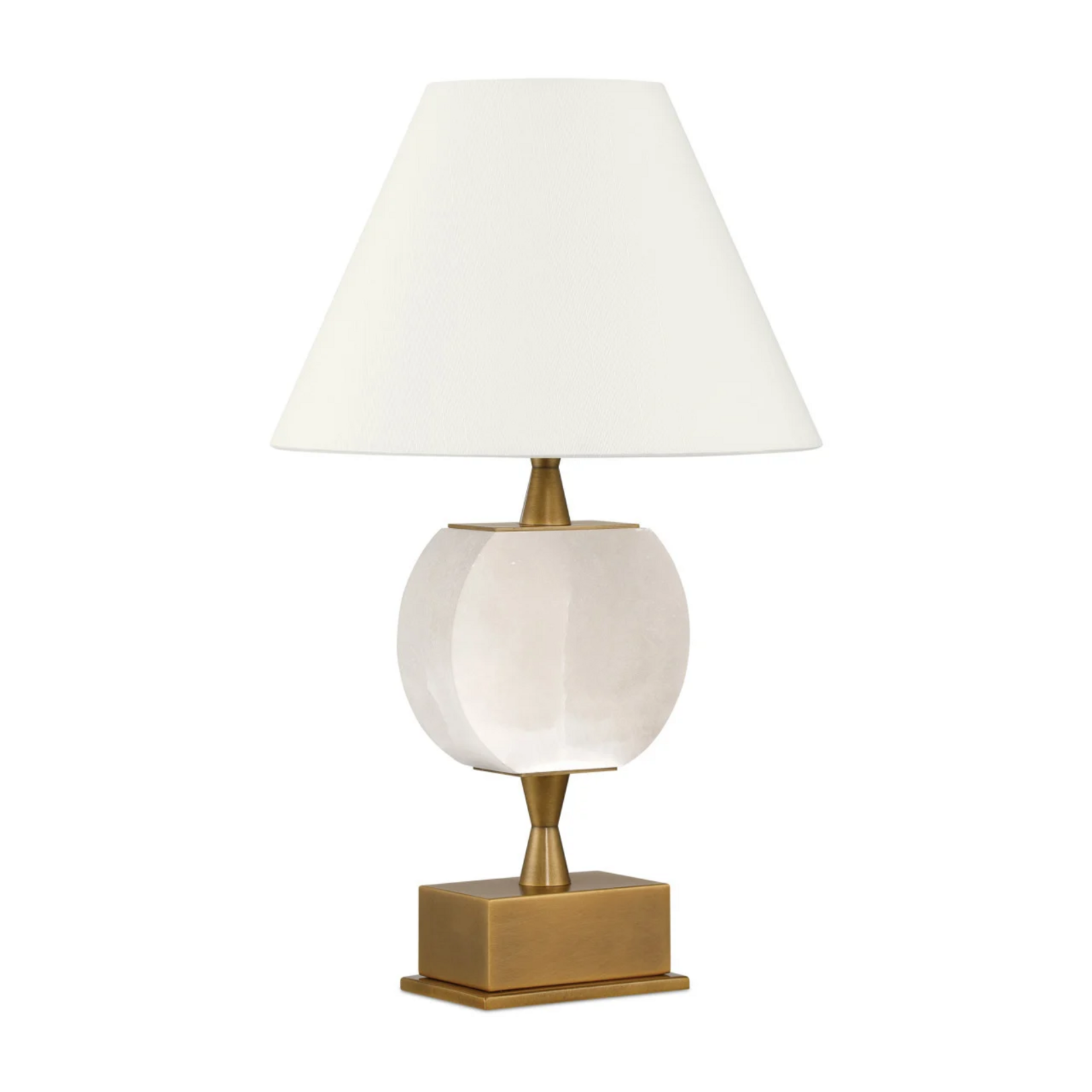 Curry & Co Meandro White Cordless Table Lamp