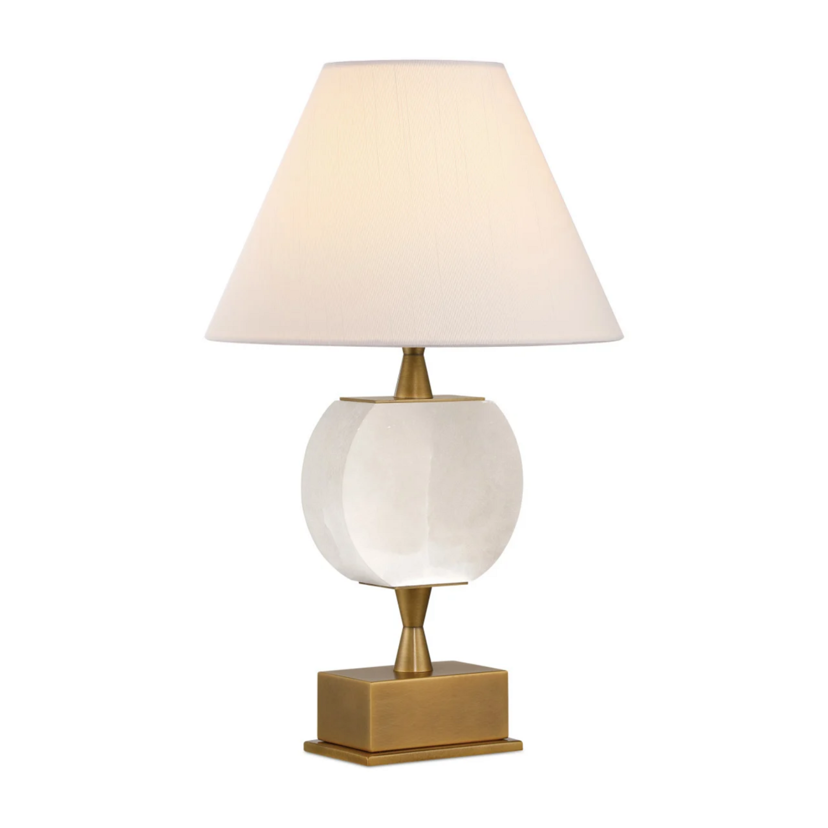 Curry & Co Meandro White Cordless Table Lamp