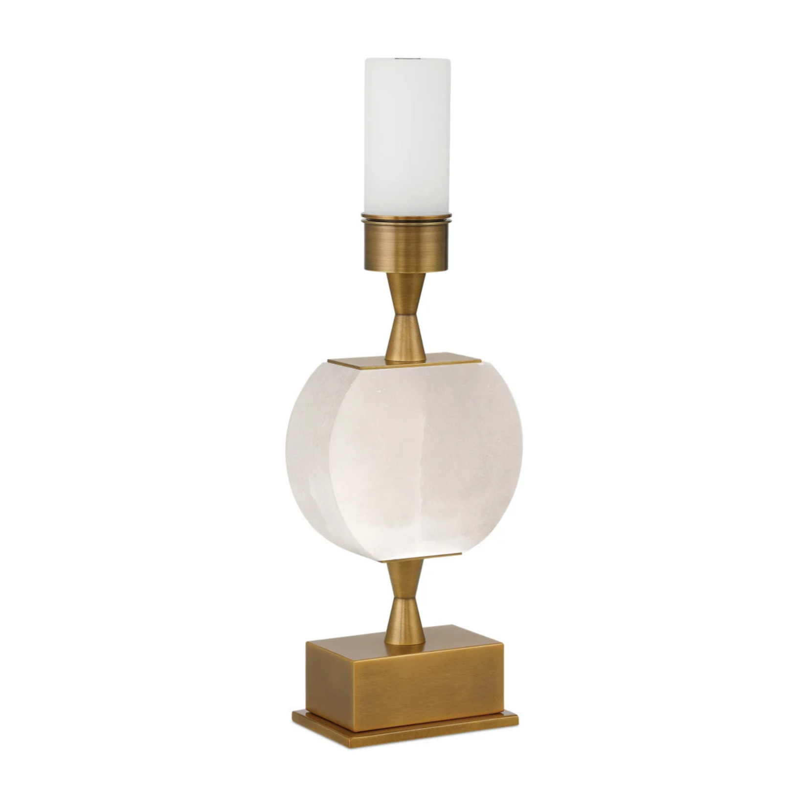 Curry & Co Meandro White Cordless Table Lamp