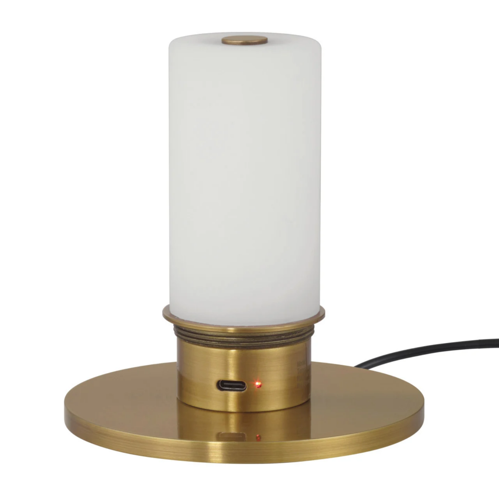 Curry & Co Meandro White Cordless Table Lamp