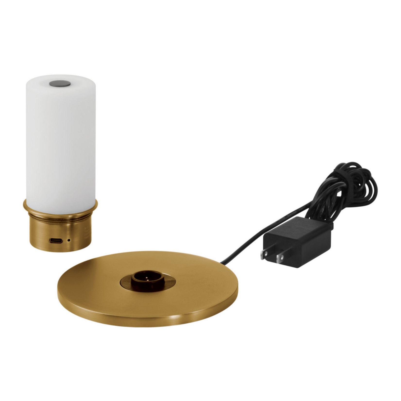 Curry & Co Meandro White Cordless Table Lamp