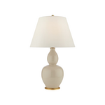 Visual Comfort Yue Double Gourd Table Lamp - Coconut