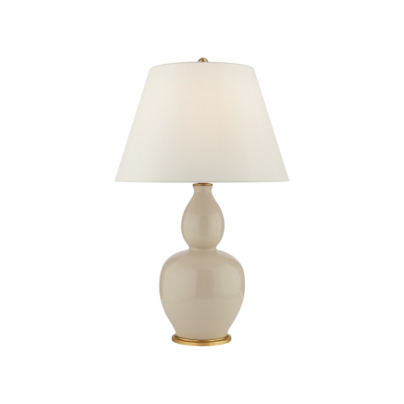 Visual Comfort Yue Double Gourd Table Lamp - Coconut