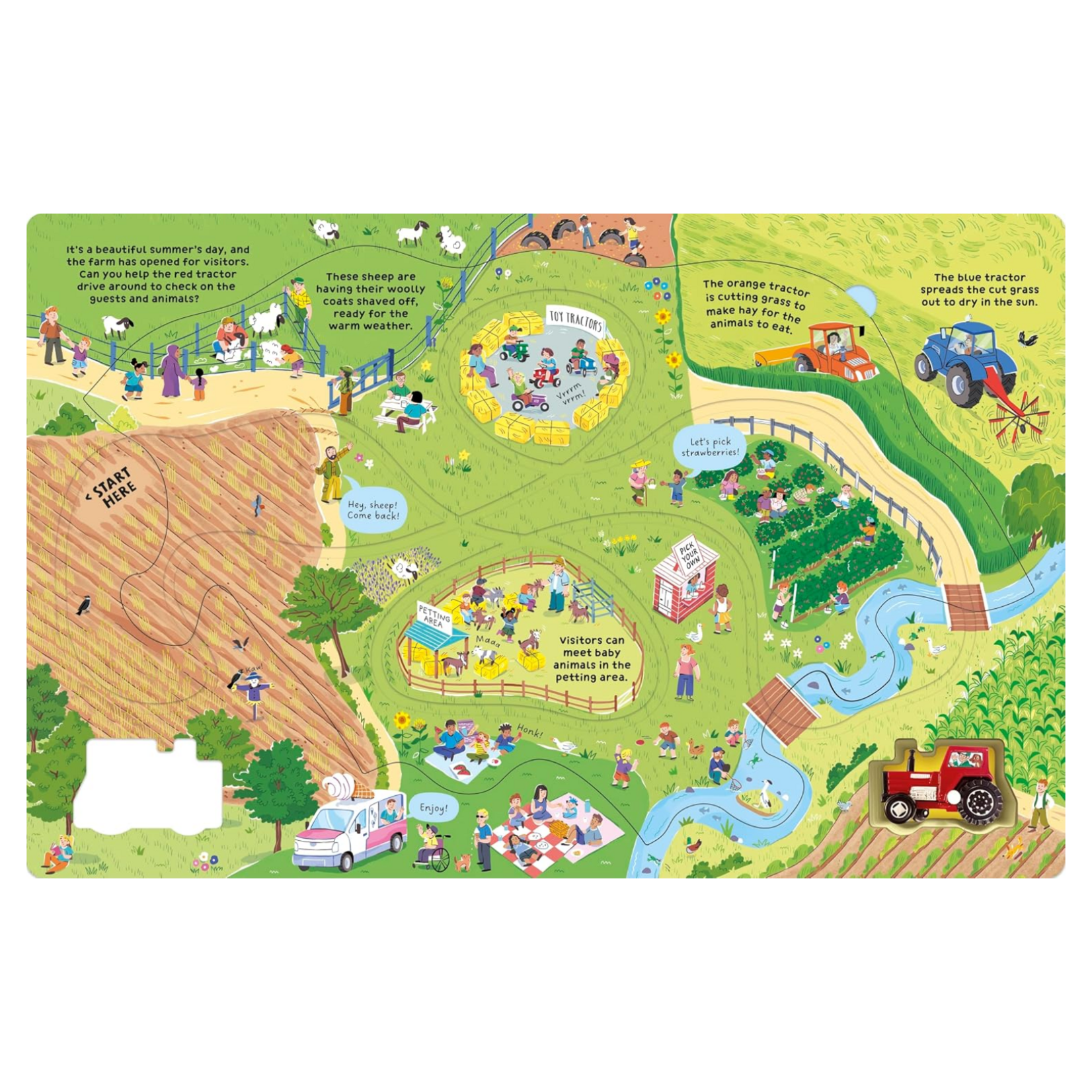 Wind - Up Tractor Book