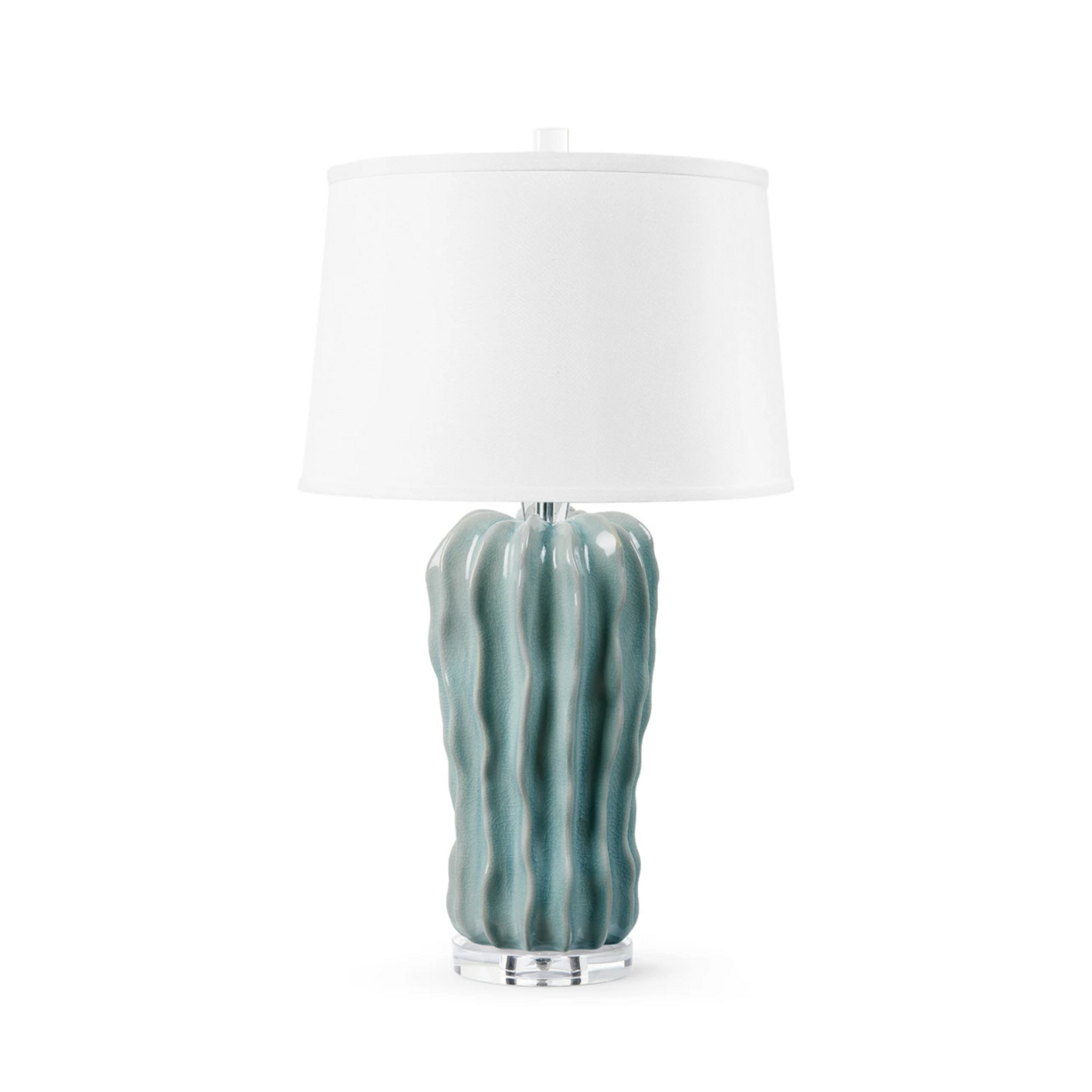 Villa & House Bungalow 5 Malibu Table Lamp Polar Mist Blue- Sold as Pair