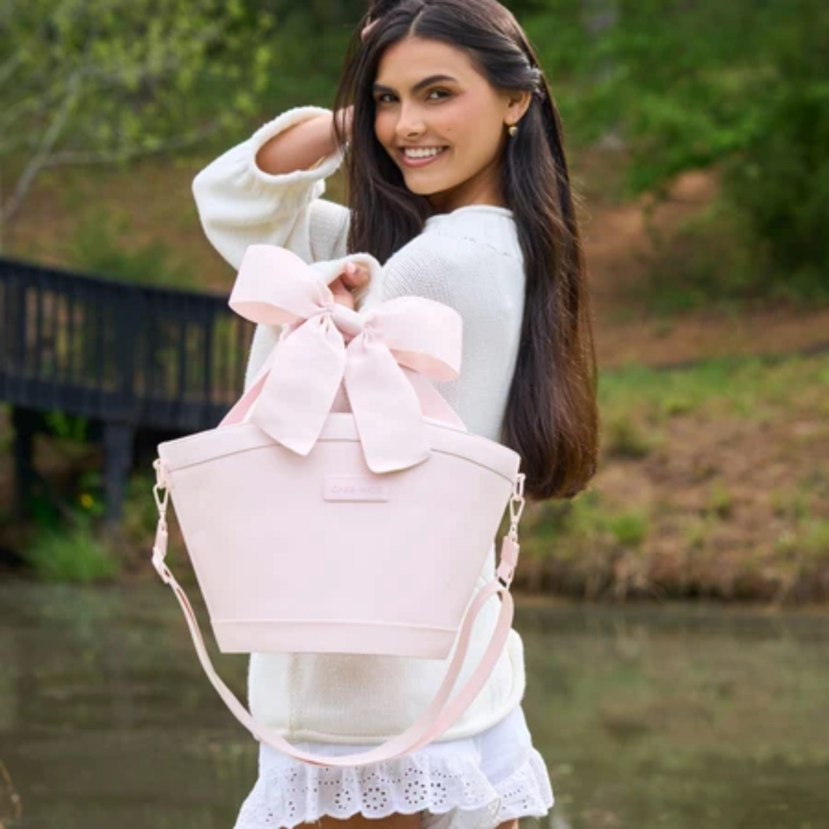 Case Mate Jelly Cooler Tote - Ballet Pink Bow