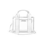 Case Mate Jelly Stadium Tote with Strap - Silver Chrome Clear