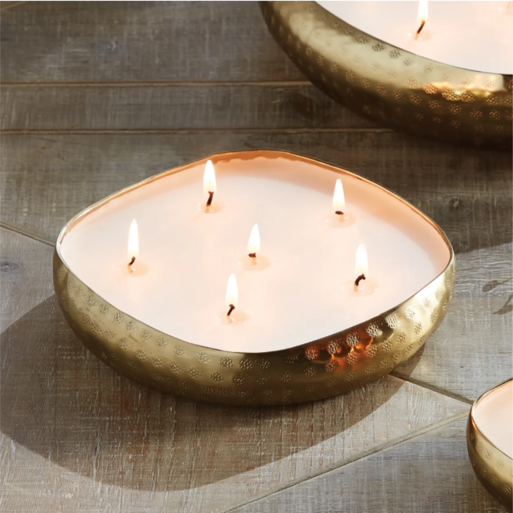 Cashmere 6-Wick Candle Tray