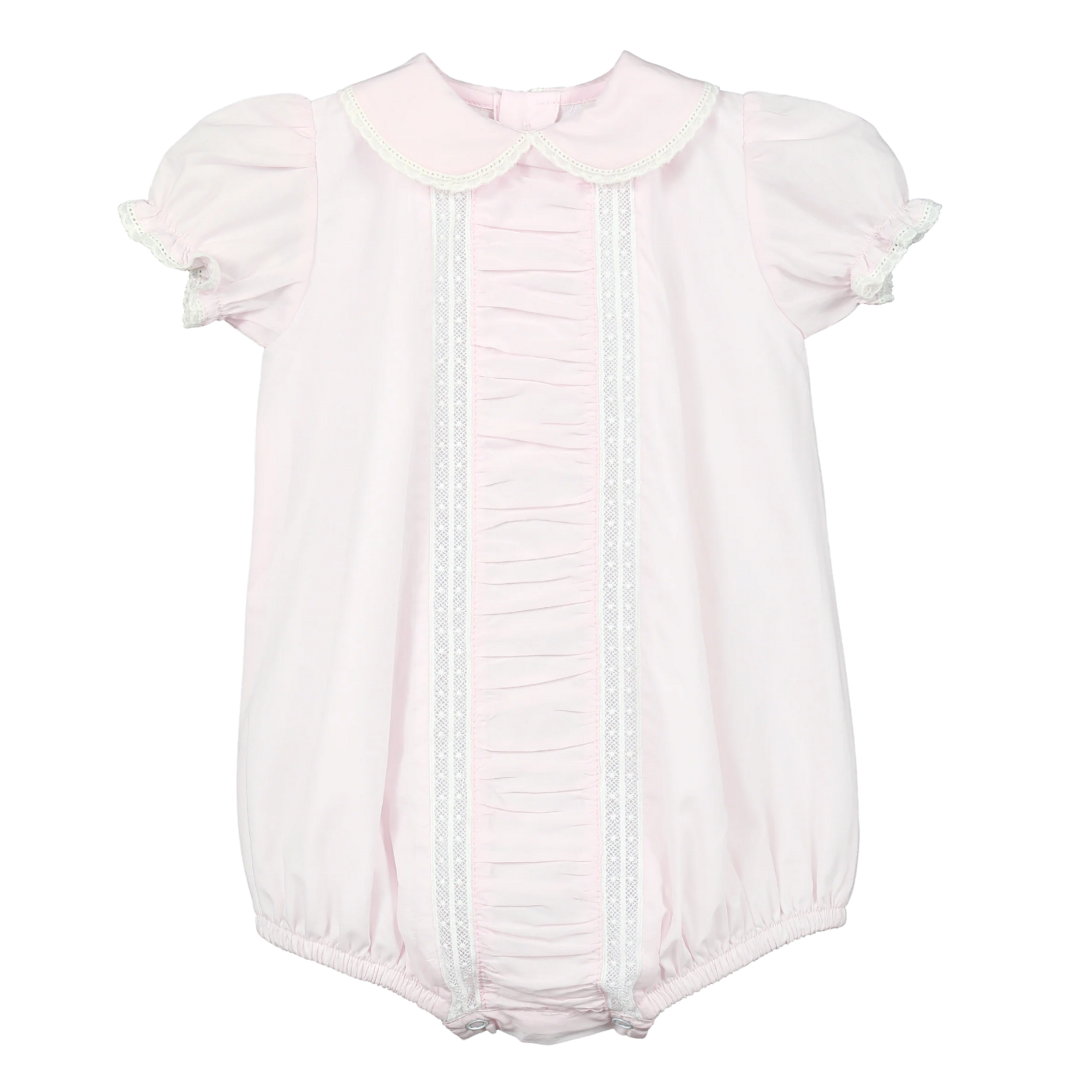 Baby Pleats Cotton Bubble - Pink