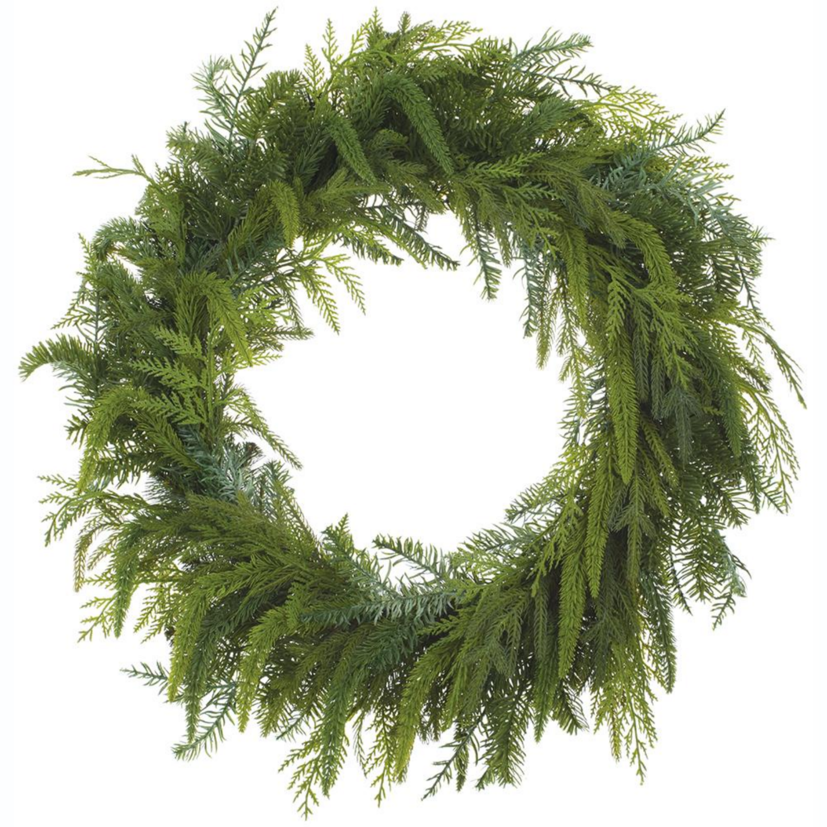 Cedar Mixed Pine Wreath - 25 inch