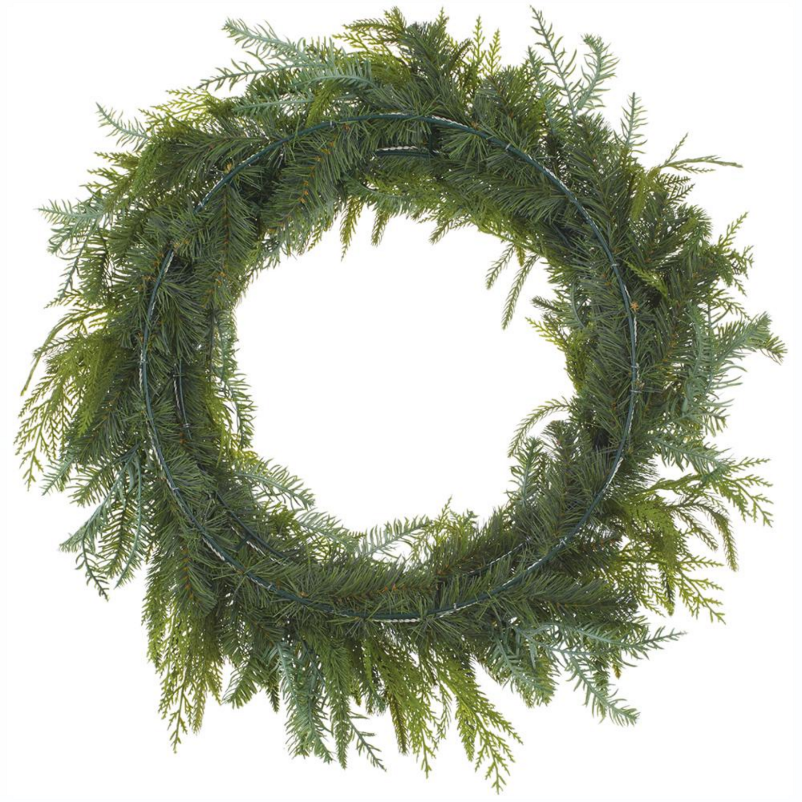 Cedar Mixed Pine Wreath - 25 inch