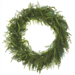 Cedar Mixed Pine Wreath - 32 inch