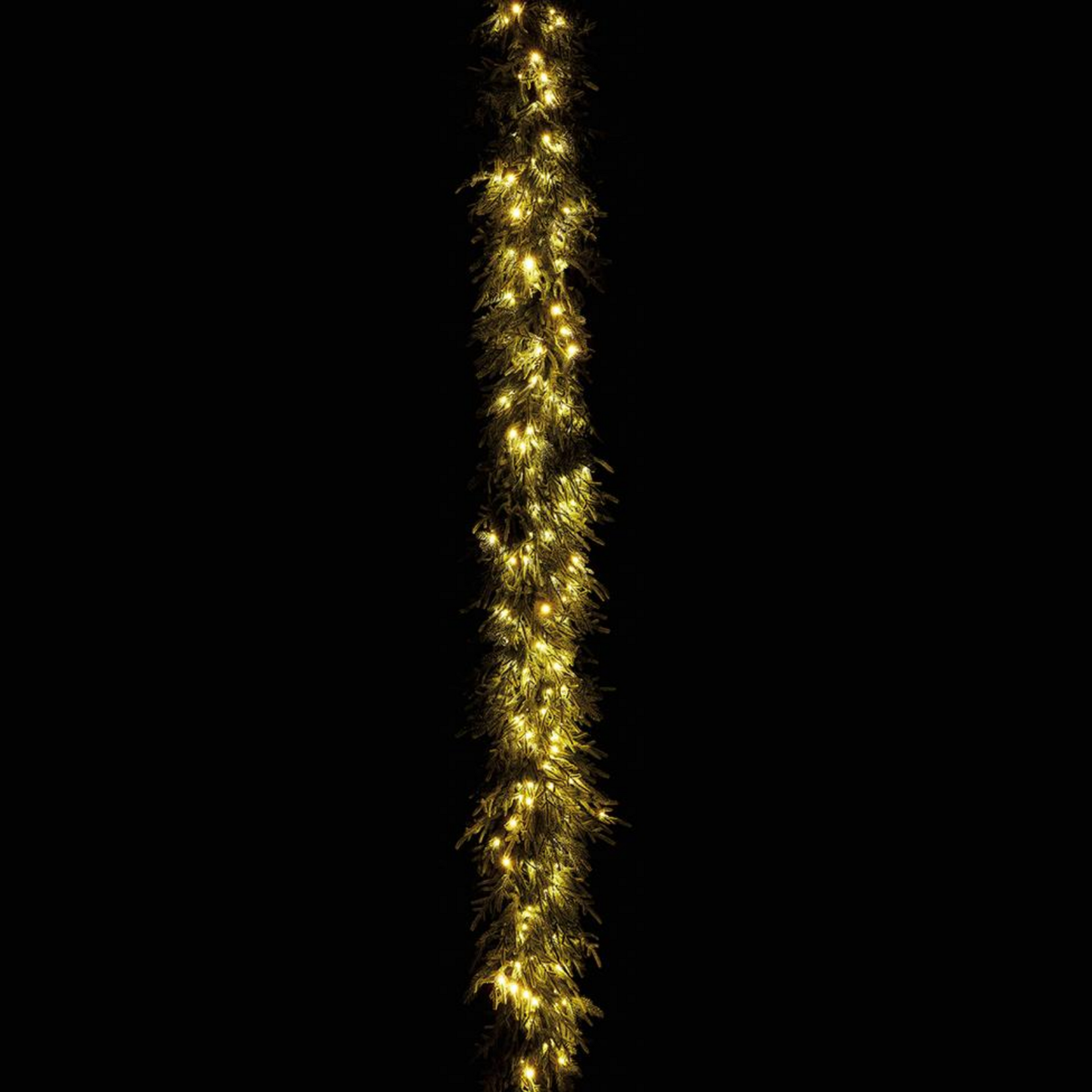 Willow Pine Garland with Twinkle Lights