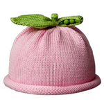 Margareta Horn Pink Sweet Pea Knit Hat - 3-6 months