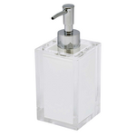 Lucite Liquid Soap Dispenser White Insert