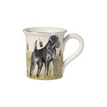 Vietri Vietri Wildlife Black Hunting Dog Mug